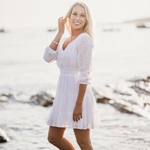XS White Hollister Dress